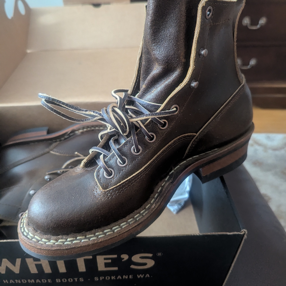 White's handmade "350 Cutter in Cinnamon"